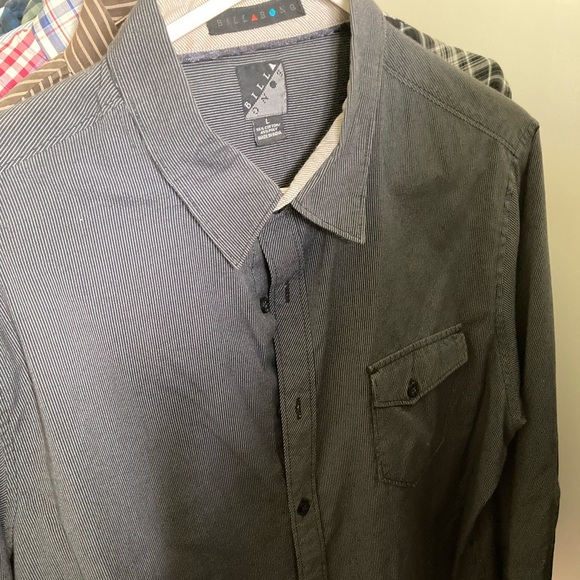 12 Large Casual Button Down Shirts - Picture 11 of 12